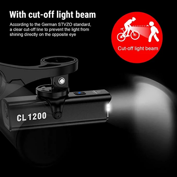 Luz delantera para bicicleta Towild CL 600 